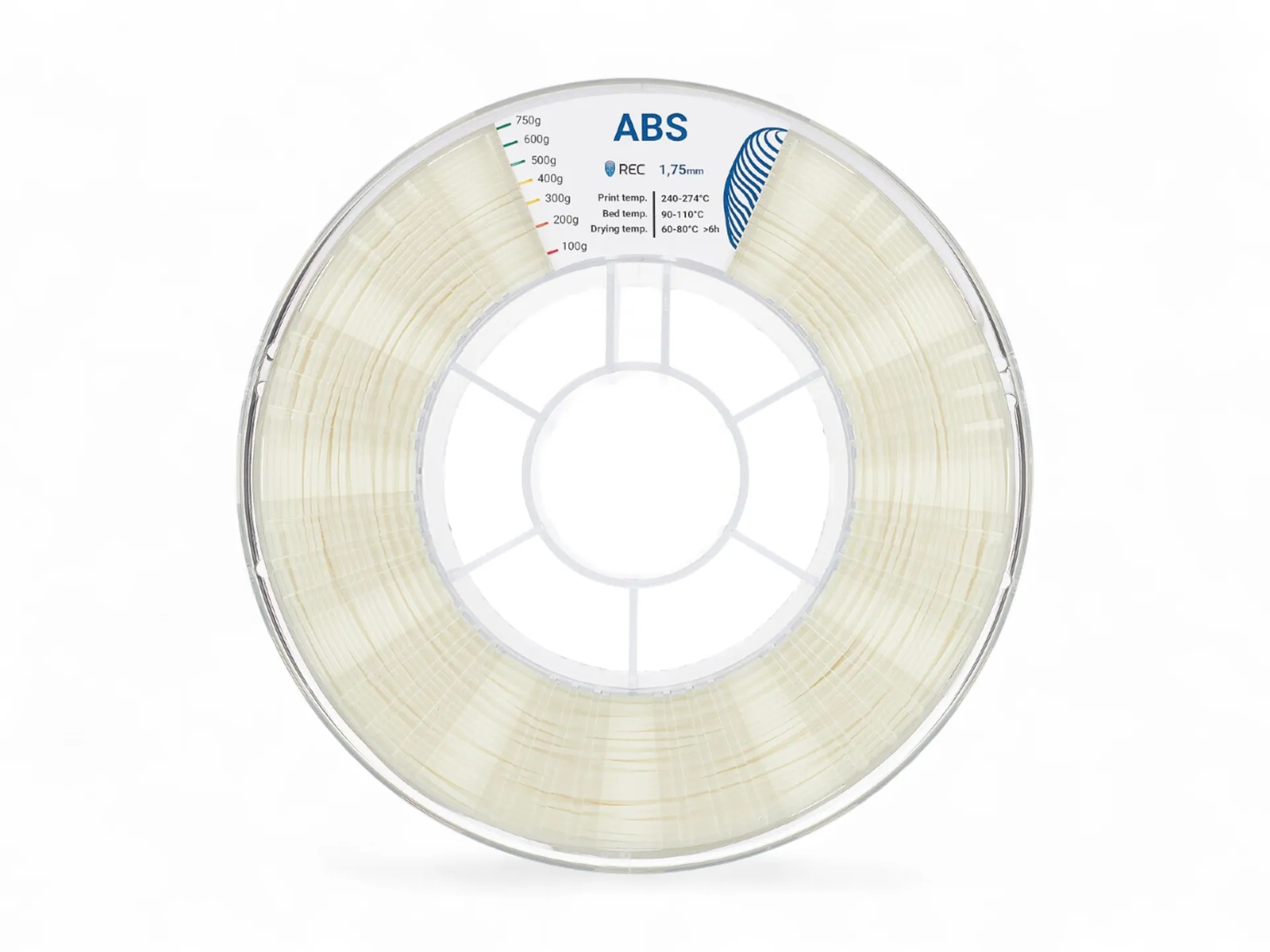 ABS plastic REC 1.75 mm white