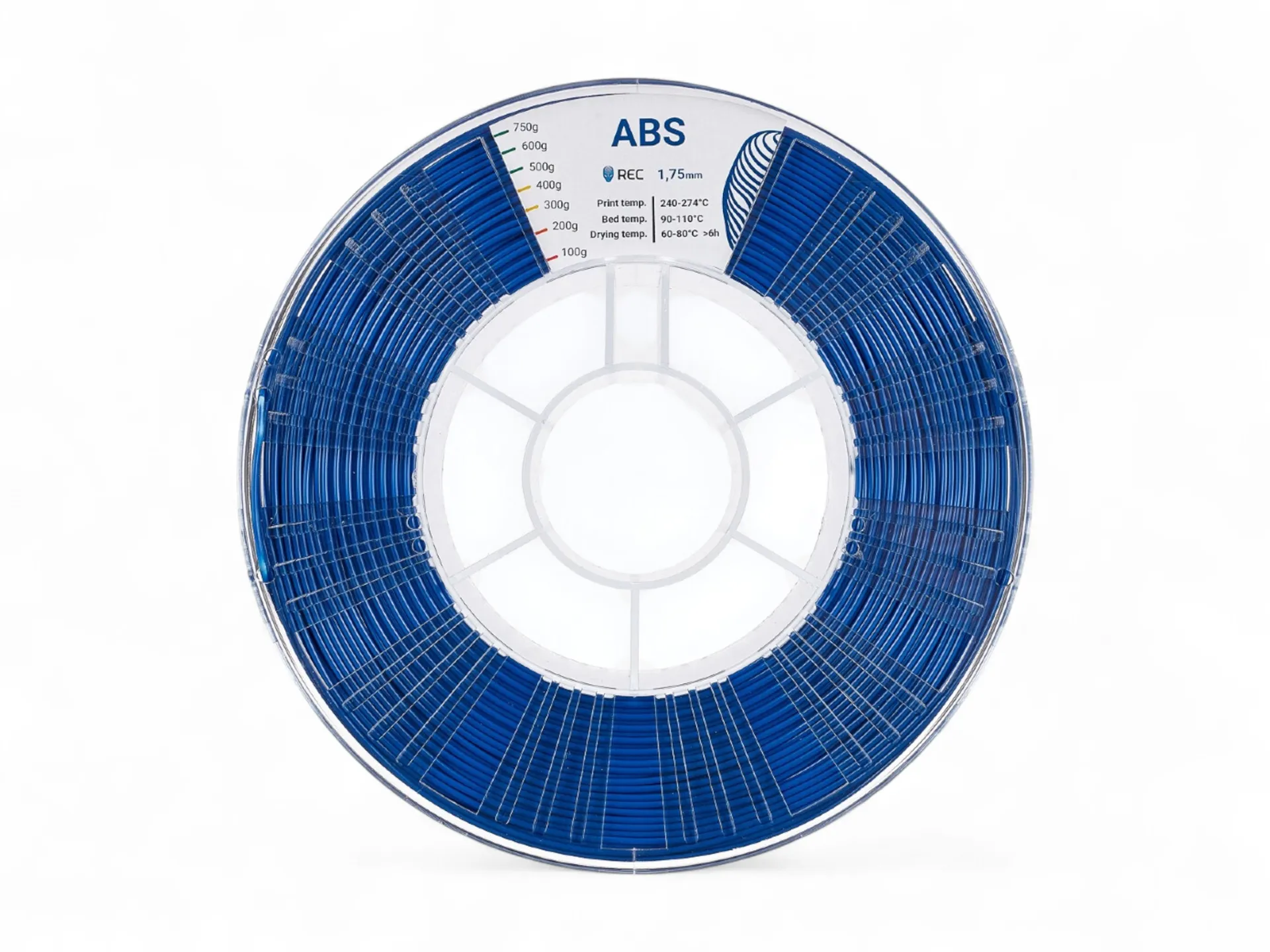 ABS plastic REC 1.75 mm blue