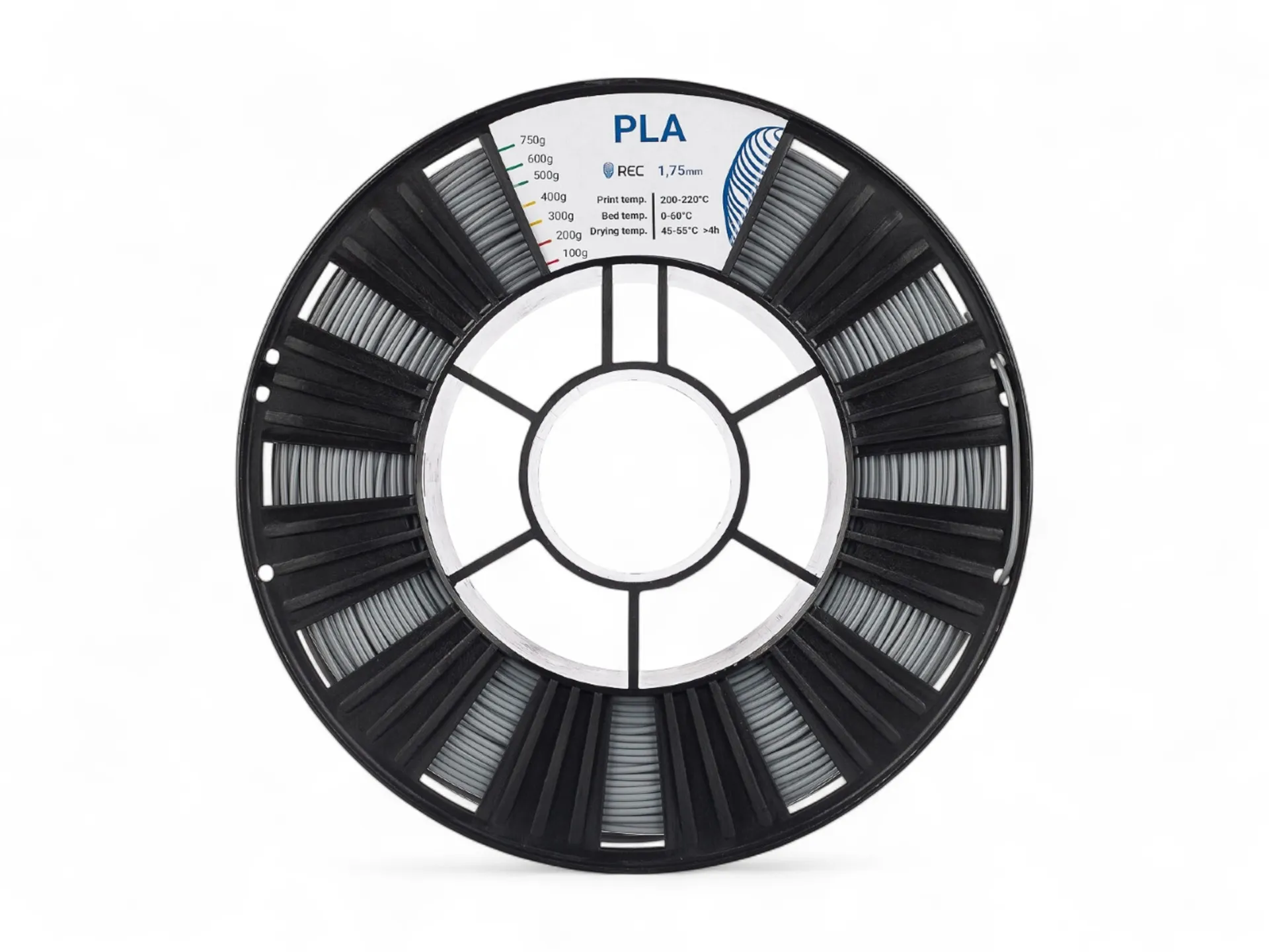 PLA Plastic REC 1.75 mm grey