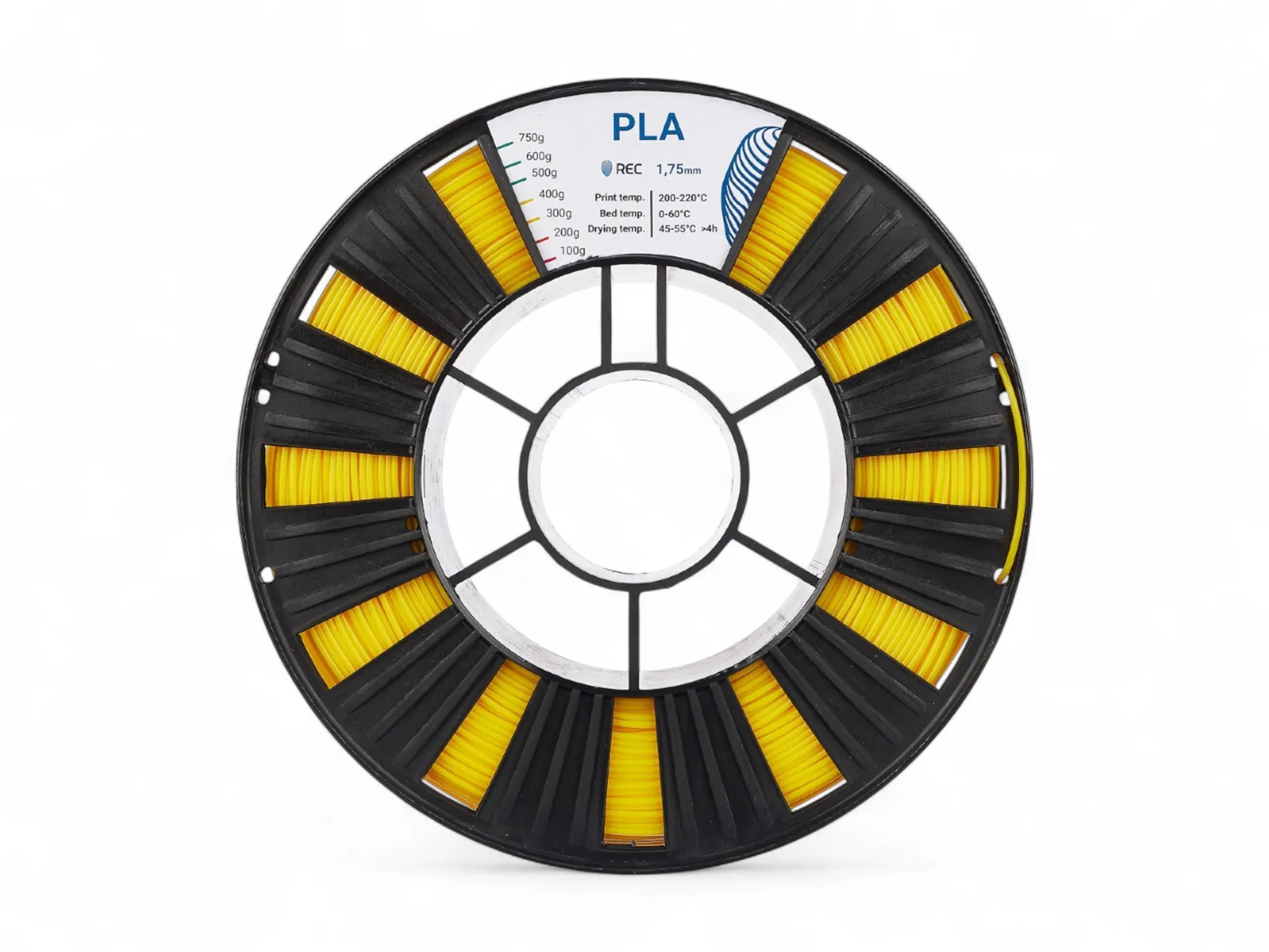 PLA Plastic REC 1.75 mm Yellow