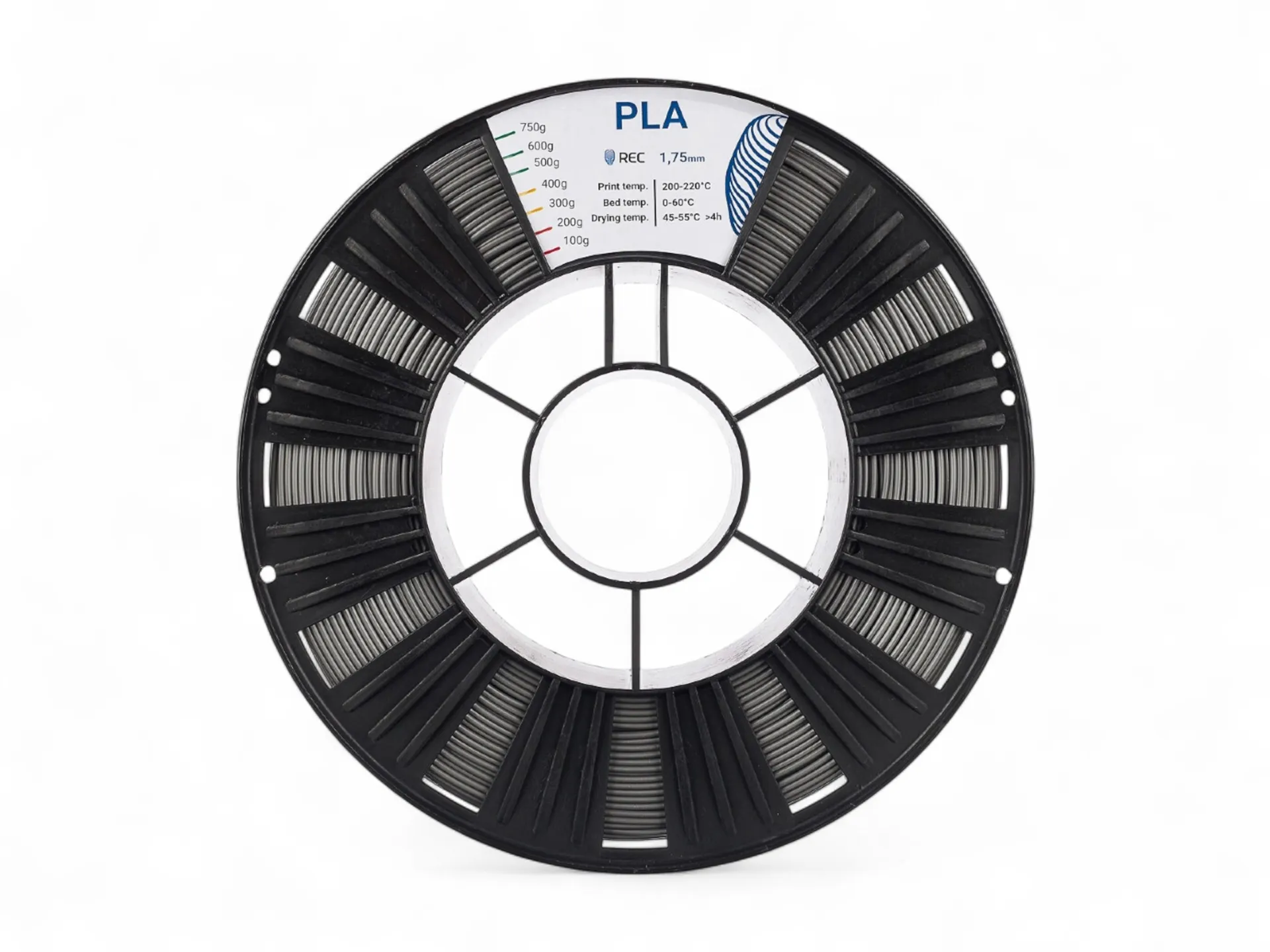 PLA Plastic REC 1.75 mm silver