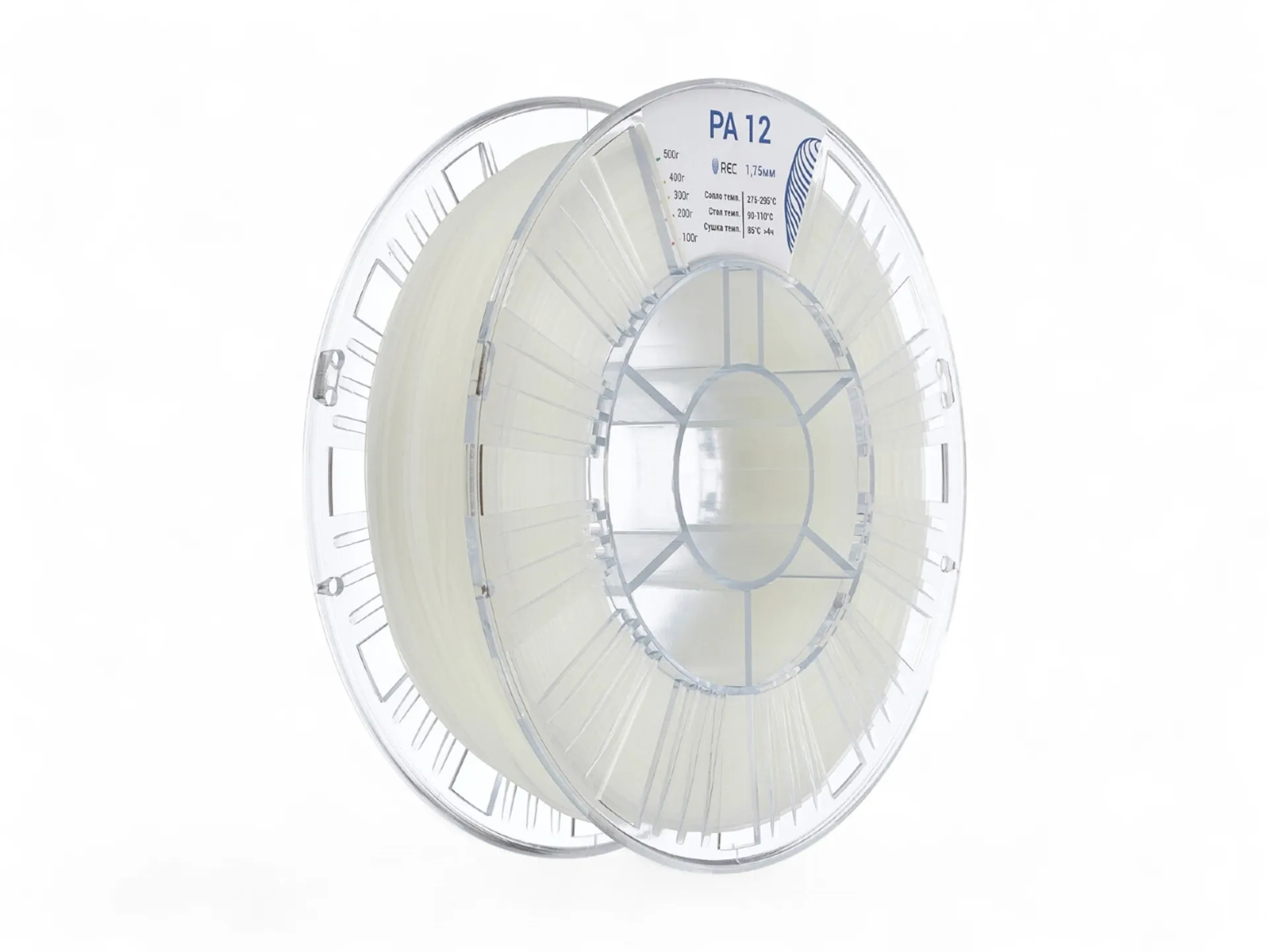 PA12 plastic REC 1.75mm natural