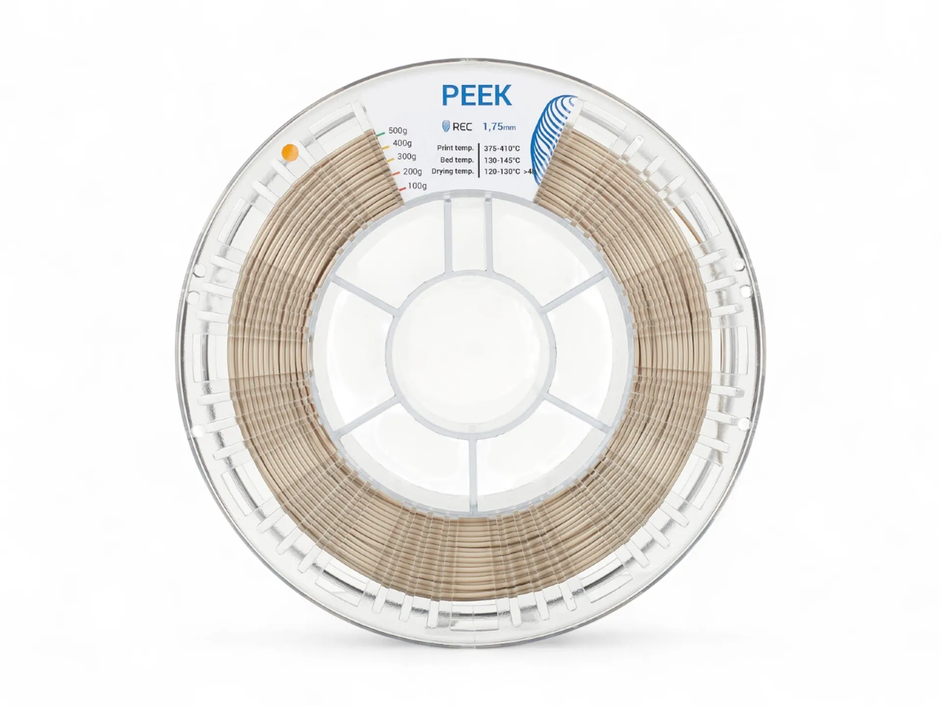 PEEK plastic REC 1.75 mm natural 500g