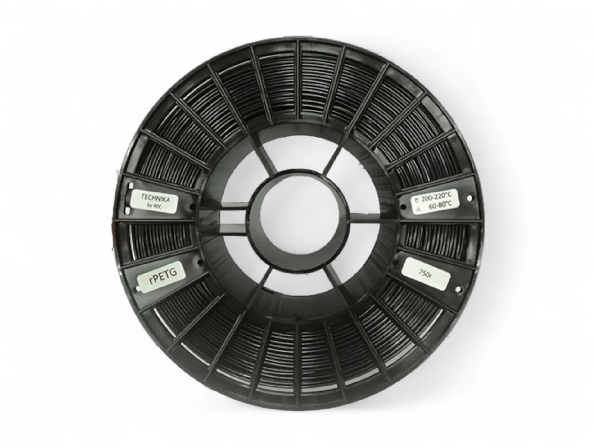 rPETG plastic 1.75 mm black