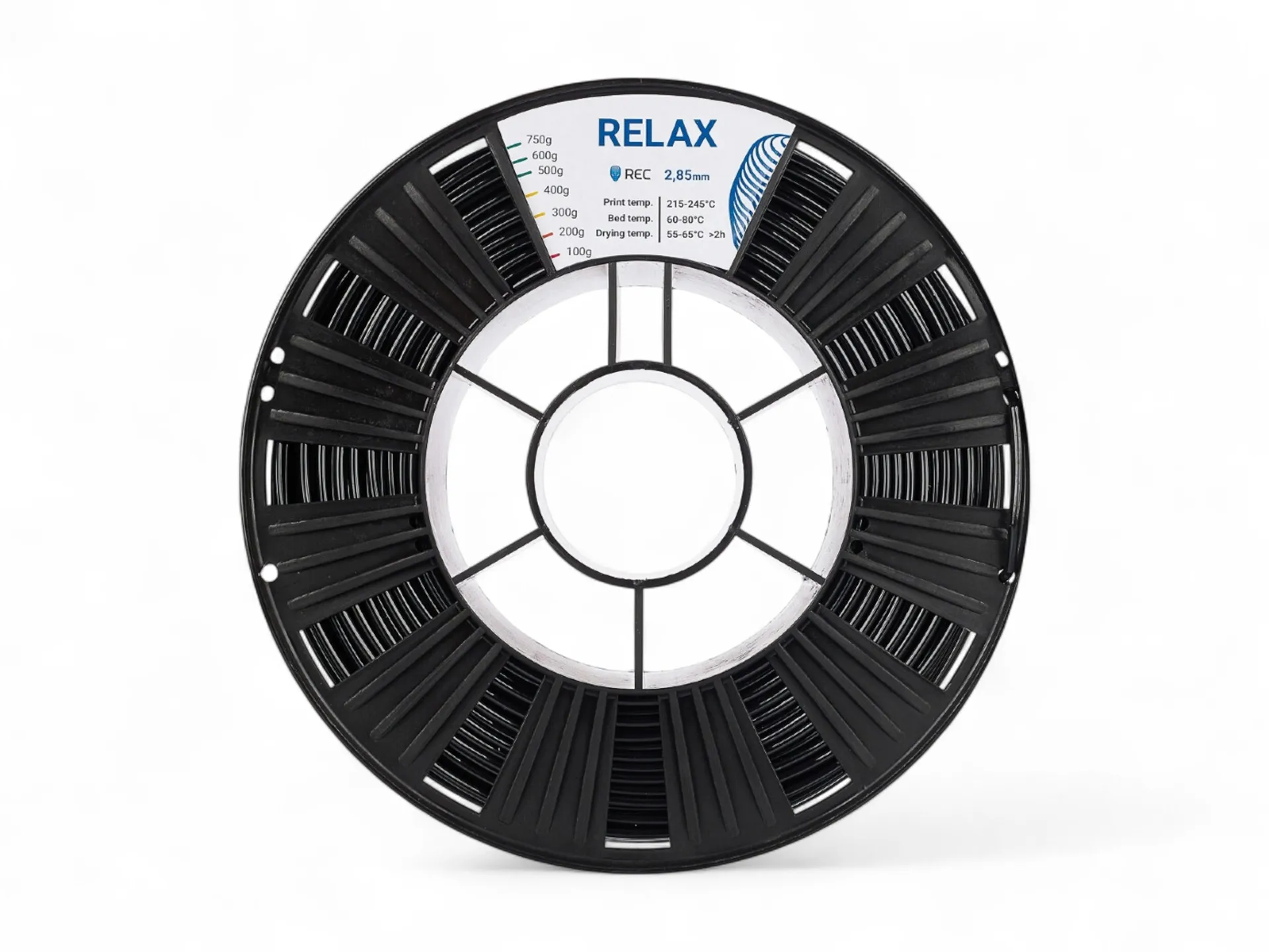 RELAX plastic REC 2.85 mm black