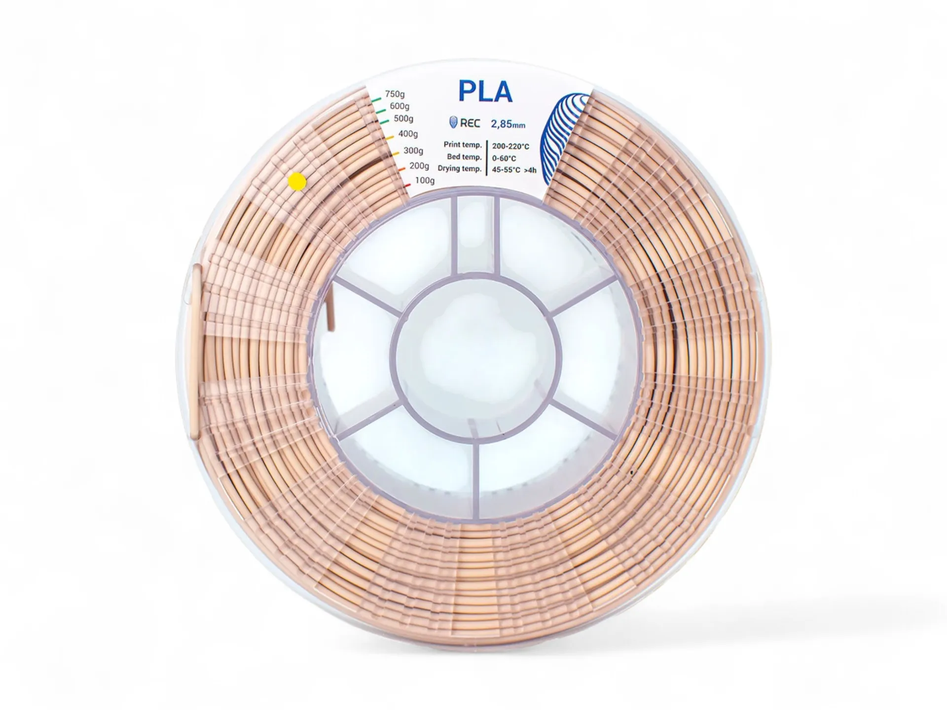 PLA plastic REC 2.85 mm beige
