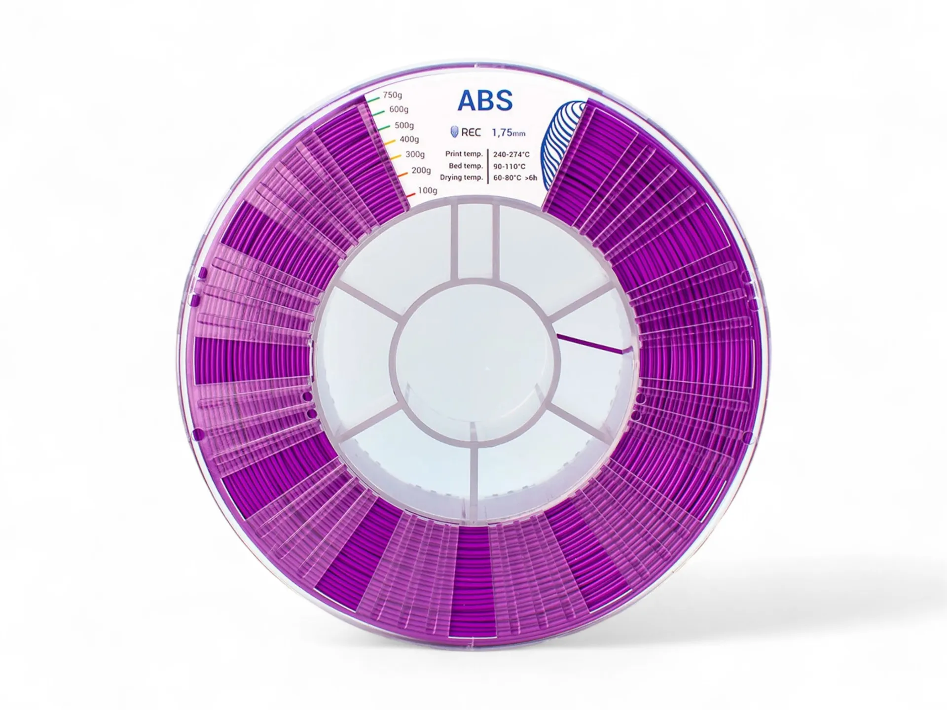ABS plastic REC 1.75 mm purple