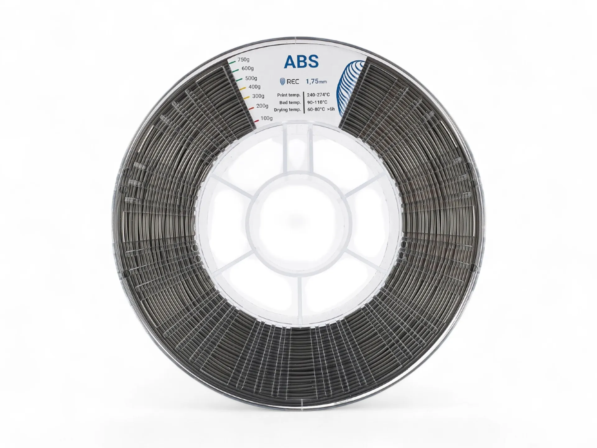 ABS plastic REC 1.75 mm silver