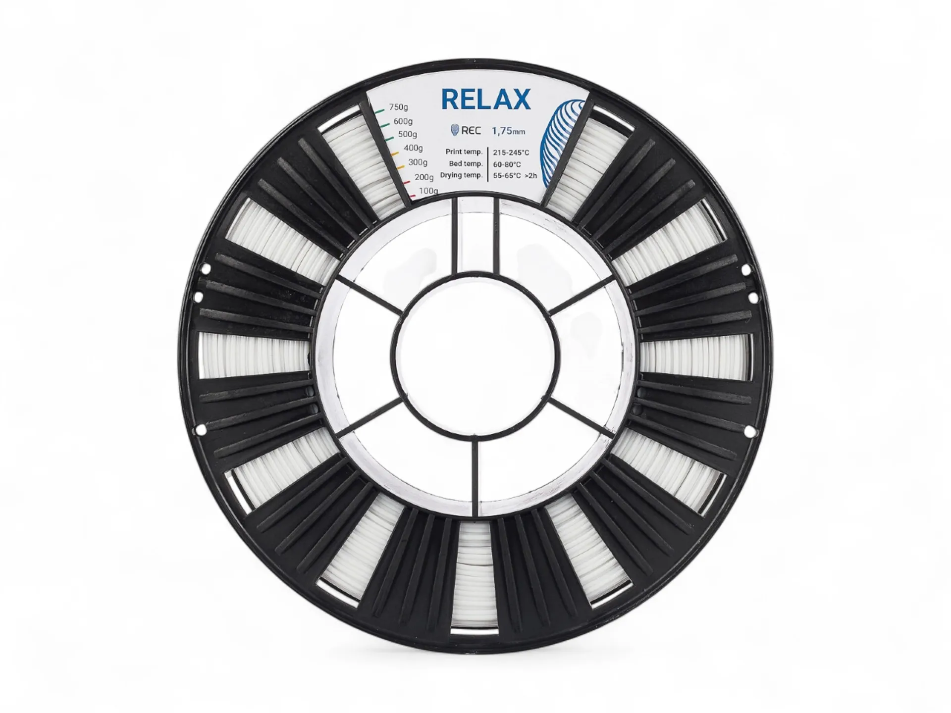 RELAX plastic REC 1.75 mm white